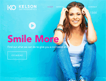 Tablet Screenshot of kelsonorthodontics.com